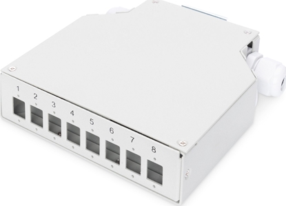 Attēls no Digitus Din Rail Splice Box for 8 LC/DX couplers