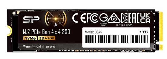 Picture of Silicon Power US75 SSD Disk 1TB / M.2 PCI Express 4.0 / NVMe
