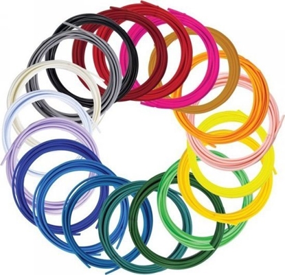 Attēls no 3Doodler Zestaw filamentów Flow PLA 1,75mm - 20x3m