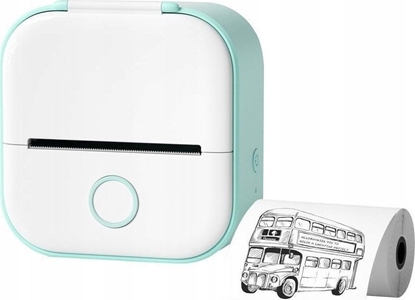 Picture of Drukarka etykiet Phomemo T02 Drukarka Termiczna Bluetooth Do Zdj Naklejek Notatek Etykiet / Biao - Zielona