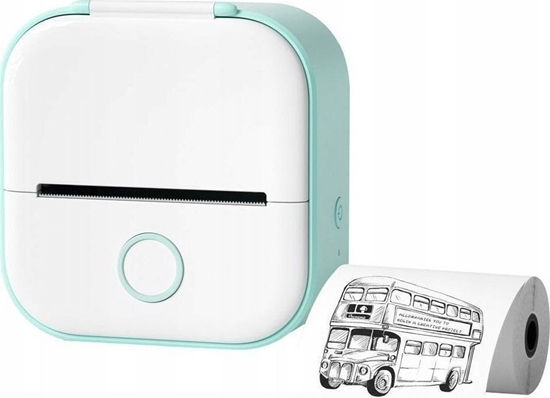 Picture of Drukarka etykiet Phomemo T02 Drukarka Termiczna Bluetooth Do Zdj Naklejek Notatek Etykiet / Biao - Zielona