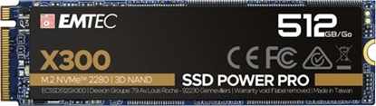 Изображение Emtec SSD M.2 NVMe PCIe 3.0 X300 512GB Intern retail