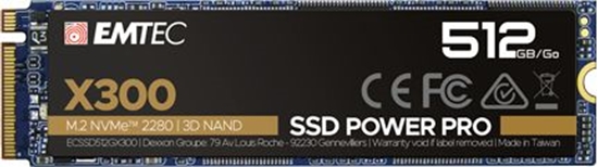 Изображение Emtec SSD M.2 NVMe PCIe 3.0 X300 512GB Intern retail
