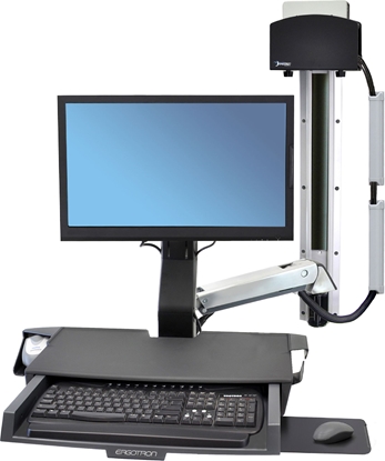Picture of ERGOTRON SV Sit-Stand Combo System black
