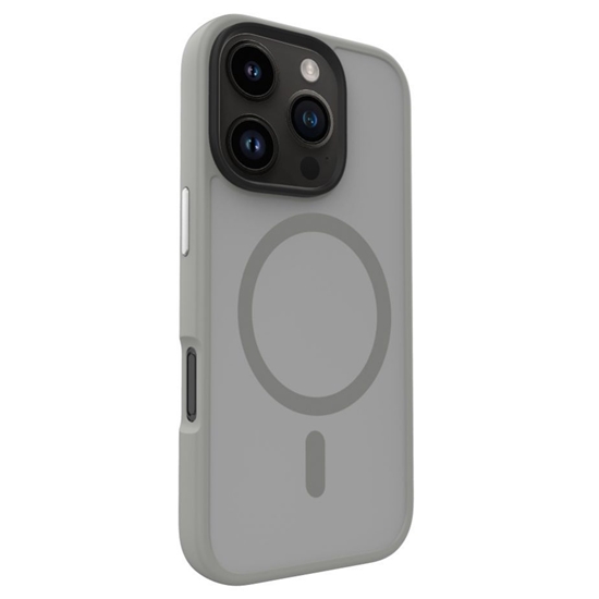 Picture of Evelatus Apple iPhone 16 Pro Hybird Case With Magsafe PC+TPU Silver