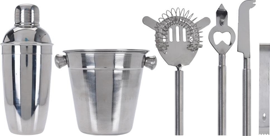Изображение Excellent Houseware Zestaw barmaski wiaderko akcesoria barowe
