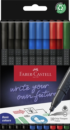 Attēls no Faber-Castell Cienkopis Grip 10 kolorów FABER CASTELL