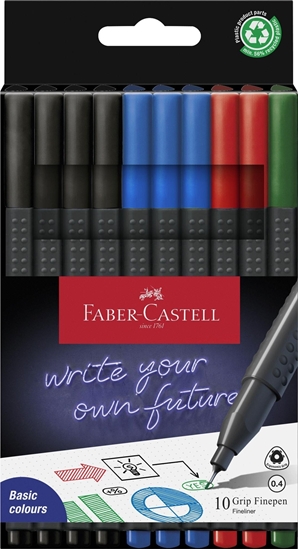 Изображение Faber-Castell Cienkopis Grip 10 kolorów FABER CASTELL