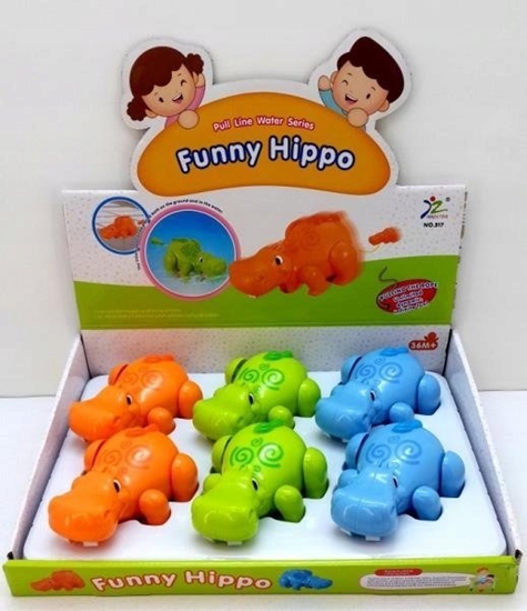 Picture of Figurka Ciuciubabka Hipopotam z napdem biega i pywa 8366 mix cena za 1 szt