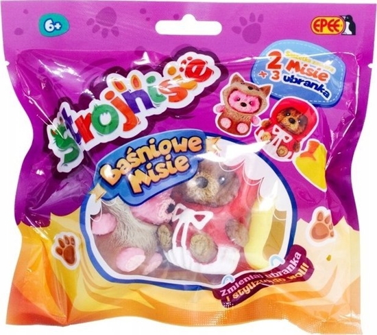 Изображение Figurka Epee Figurki Strojnisie - Baniowe Misie - 2-pack Czerwony Kapturek+Wilk+óta sukienka ksiniczki.