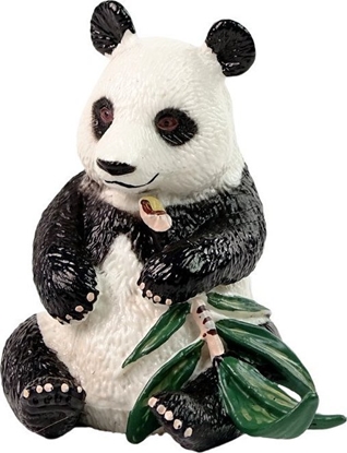 Attēls no Figurka LeanToys Figurka Kolekcjonerska Panda Wielka z Bambusem