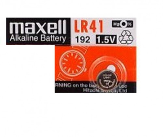 Picture of G3 baterijas 1.5V Maxell Alkaline LR41/192 iepakojumā 1 gb.