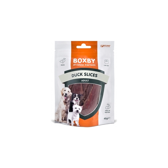 Picture of Gardums suņiem Boxby Pīles gaļas gabaliņi 90g