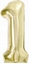 Изображение GoDan Balon foliowy B&C cyfra 1 szampaski 85cm