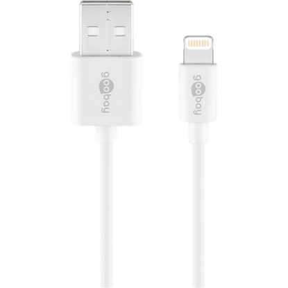 Attēls no Goobay  54600  USB-C to Lightning Apple Lightnin male (8-pin)  USB 2.0 male (type A)