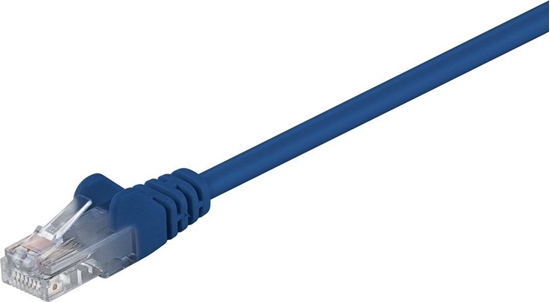 Picture of Goobay | 68385 | CAT 5e patch cable, U/UTP, blue, 7.5 m