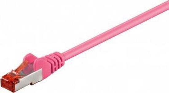 Picture of Goobay CAT 6 Kabel czcy, S/FTP (PiMF), Purpurowy - Dugo kabla 0.25 m