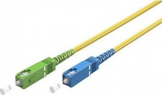 Изображение Goobay Kabel wiatowodowy (FTTH), Singlemode (OS2) Yellow, óty (Simplex), 0,5 m - Dugo kabla 0.5 m