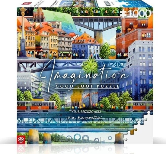 Picture of Good Loot Puzzle 1000 Tytus Brzozowski Warszawskie mosty