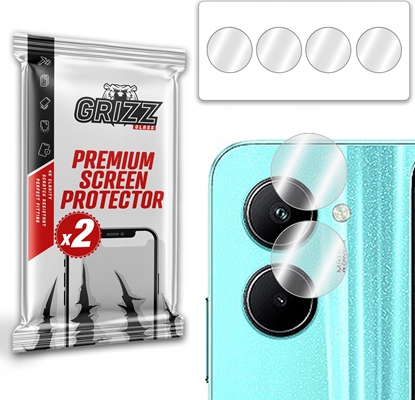 Attēls no GrizzGlass Szko na aparat GrizzGlass HybridGlass Camera do Realme C33 2023