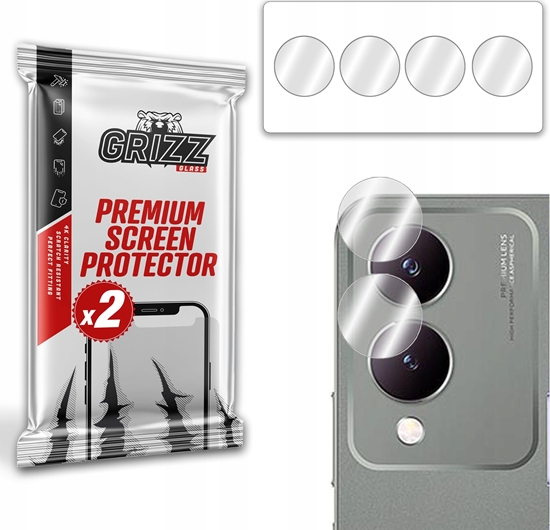 Picture of GrizzGlass Szko na aparat GrizzGlass HybridGlass Camera do Vivo Y17s