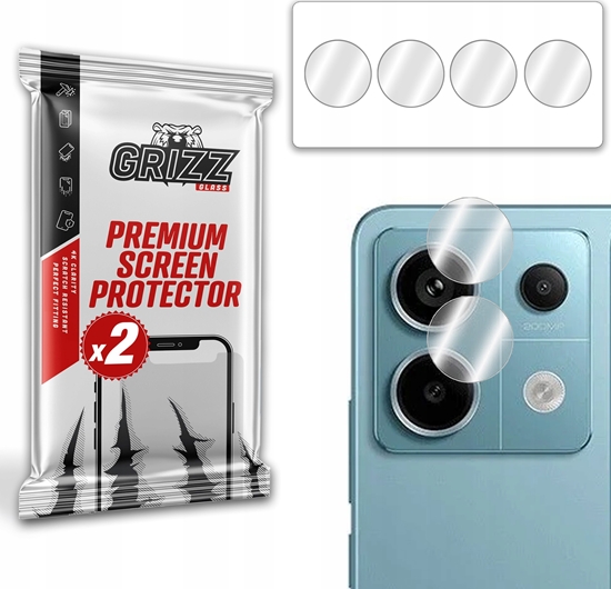 Изображение GrizzGlass Szko na aparat GrizzGlass HybridGlass Camera do Xiaomi Redmi Note 13 Pro 5G