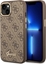 Attēls no Guess Etui do iPhone 14 6,1" brzowy/brown hard case 4G Vintage Gold Logo