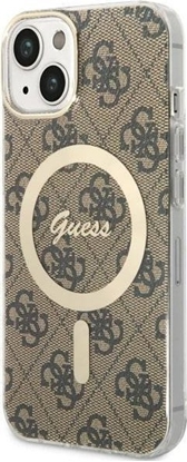 Attēls no Guess Guess 4G MagSafe - Etui iPhone 14 (Brzowy)