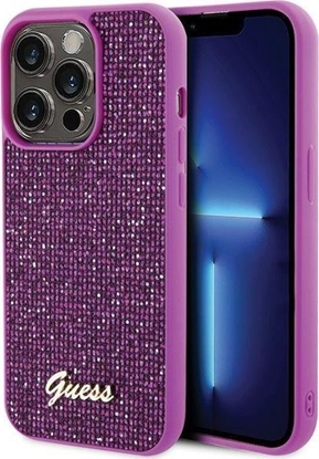 Attēls no Guess Guess GUHCP15LPMSDGSF iPhone 15 Pro 6.1" fuksja/fuschia hardcase Disco Metal Script