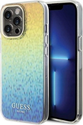 Attēls no Guess GUHCP15XHDECMI iPhone 15 Pro Max 6.7" wielokolorowy hardcase IML Faceted Mirror Disco Iridescent