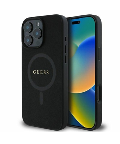 Изображение Guess GUHMP16MPSAHMCK Back Case for Apple iPhone 16 Plus