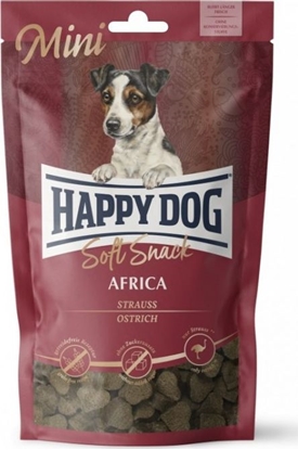 Picture of Happy Dog Soft Snack Mini Afryka, przysmak dla psów dorosych do 10 kg, stru, 100g, saszetka