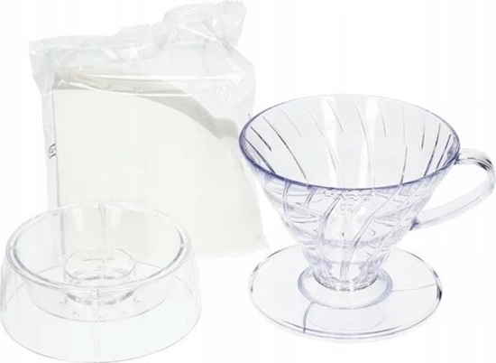 Picture of Hario Hario - V60 Drip-Assist Set - Zestaw dripper V60-02 + nakadka + filtry