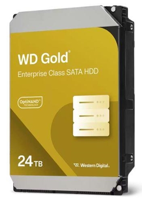 Изображение HDD|WESTERN DIGITAL|Gold|24TB|SATA|512 MB|7200 rpm|3,5"|WD241KRYZ