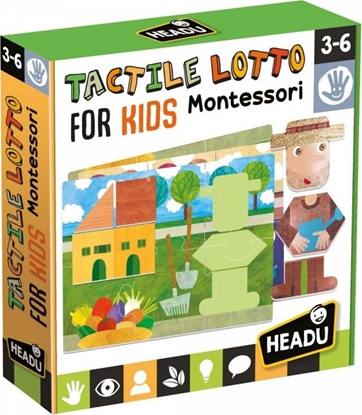 Picture of Headu Puzzle Montessori Lotto ksztaty sensoryczne