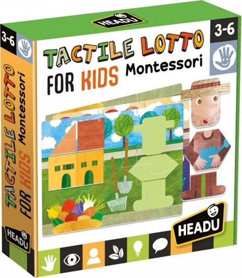 Picture of Headu Puzzle Montessori Lotto ksztaty sensoryczne