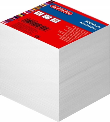 Picture of Herlitz karteczka samoprzylepna Biay kwadrat 900 ark. Samoprzylepny