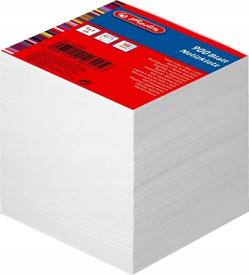 Picture of Herlitz karteczka samoprzylepna Biay kwadrat 900 ark. Samoprzylepny