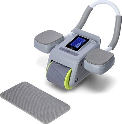 Attēls no HMS KA08 GRAY ABS AUTOMATYCZNE KOO DO WICZE MINI BRZUCHA Z WYWIETLACZEM LCD I ADOWANIEM HMS