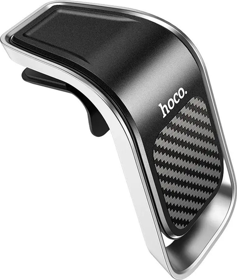 Изображение Hoco HOCO uchwyt samochodowy magnetyczny do kratki wlotu CA74 czarno-srebrny