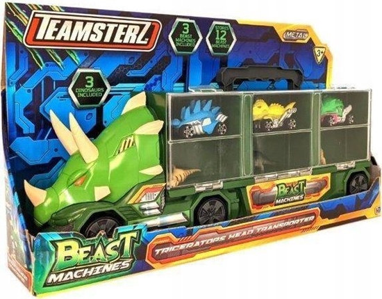 Picture of HTI Transporter auto Triceratops DINO z autkami wycigowymi Beast Machines TEAMSTERZ 1417473 p12