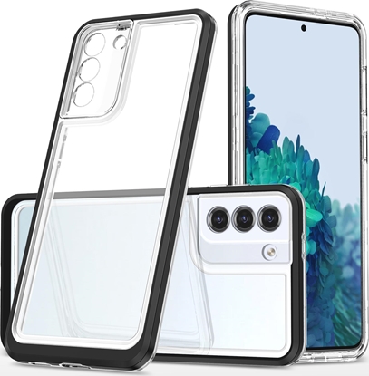 Attēls no Hurtel Clear 3in1 etui do Samsung Galaxy S22+ (S22 Plus) elowy pokrowiec z ramk czarny