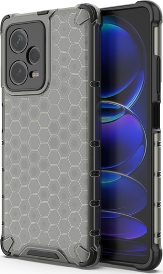Picture of Hurtel Honeycomb etui do Xiaomi Redmi Note 12 Pro+ pancerny hybrydowy pokrowiec czarne