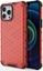 Attēls no Hurtel Honeycomb etui pancerny pokrowiec z elow ramk iPhone 13 Pro Max czerwony