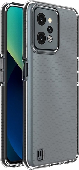 Picture of Hurtel Spring Case etui Realme C31 silikonowy pokrowiec z ramk czarne