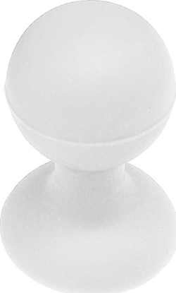 Изображение Hurtel Uchwyt silikonowy do telefonu z przyssawk z okrga gówka biay Uchwyt silikonowy do telefonu z przyssawk z okrga gówka biay