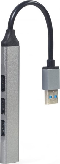 Picture of USB Centrmezgls Gembird 4-port USB 3.1 Silver