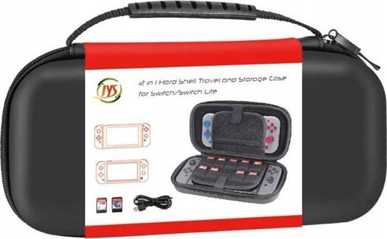 Picture of JYS Pokrowiec Futera Etui Case Walizka Do Konsoli Nintendo Switch / Switch Oled / Switch Lite - Na 2 Konsole + Akcesoria / Jys-sl06