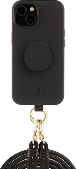 Изображение Just Elegance Etui JE 3in1 PopGrip iPhone 15 6.1" czarny/black 30484 (Just Elegance)