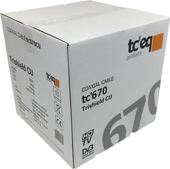 Picture of Kabel Elpio Przewód Elpio TRI-SHIELD tc670CU 26725 antenowy satelitarny YWDXPEK75 1,02/4,8-5,0